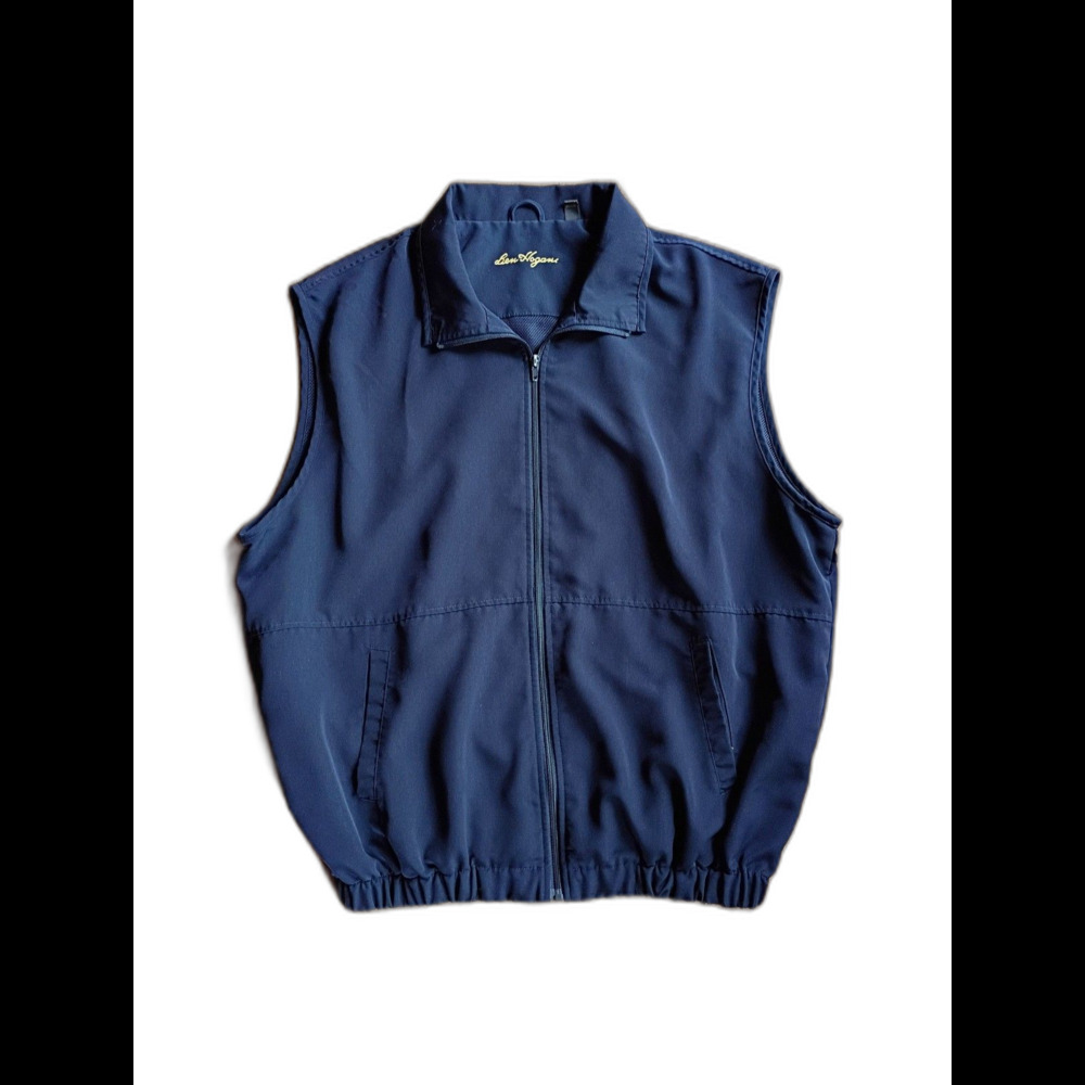 Ben Hogan Navy Blue Golf Vest XL Zip-Up Sleeveless Jacket